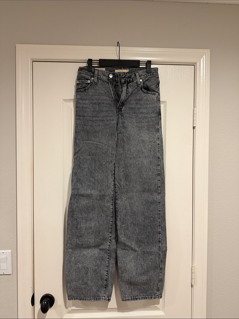 Levi’s High-Waist Wide Leg Baggy Dad Women’s Jeans - Washed Black